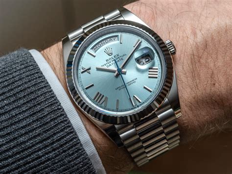 platinum rolex presidential|rolex platinum day date 40.